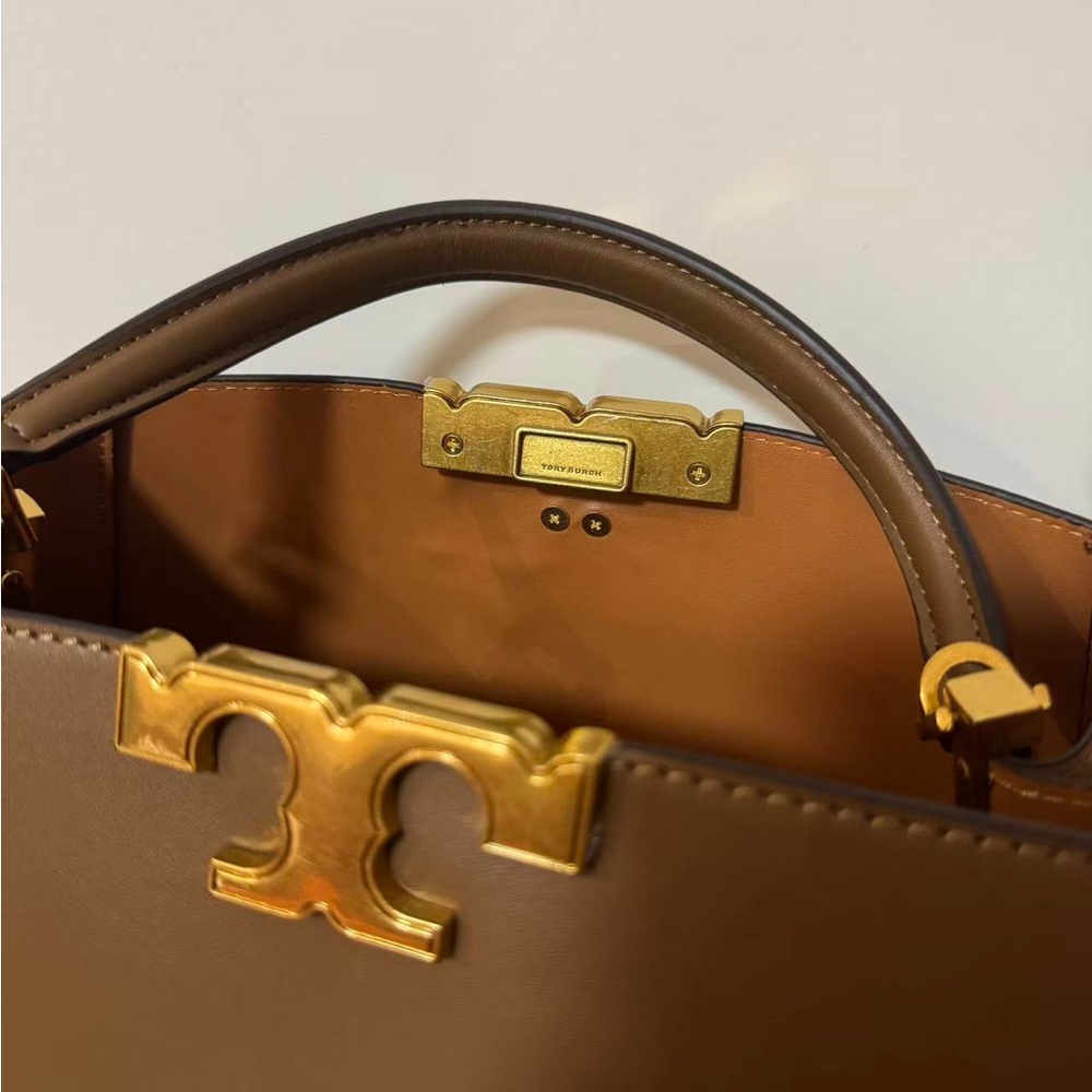 Tory Burch Eleanor Black Leather Bag - Picture 3 of 4
